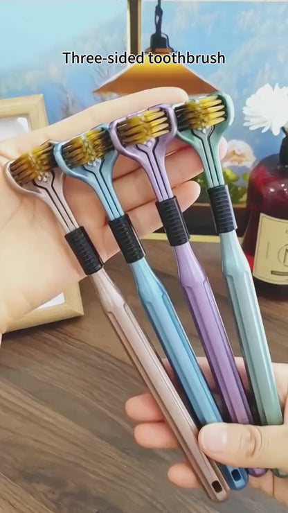 3-Sided Toothbrush – Pack of 4